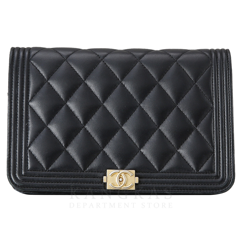 CHANEL(USED)샤넬 램스킨 보이샤넬 WOC