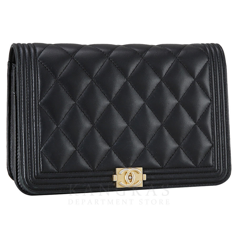 CHANEL(USED)샤넬 램스킨 보이샤넬 WOC