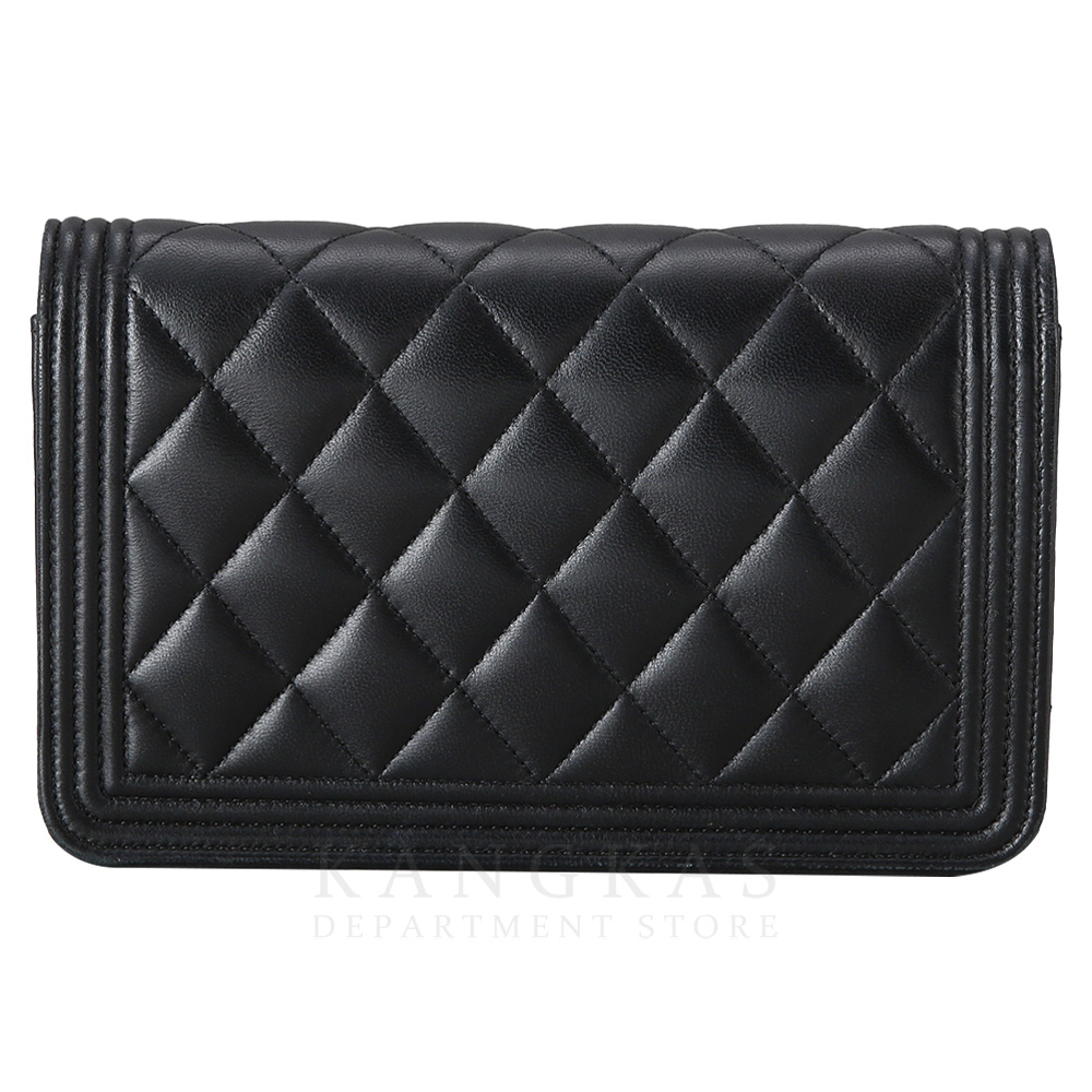 CHANEL(USED)샤넬 램스킨 보이샤넬 WOC
