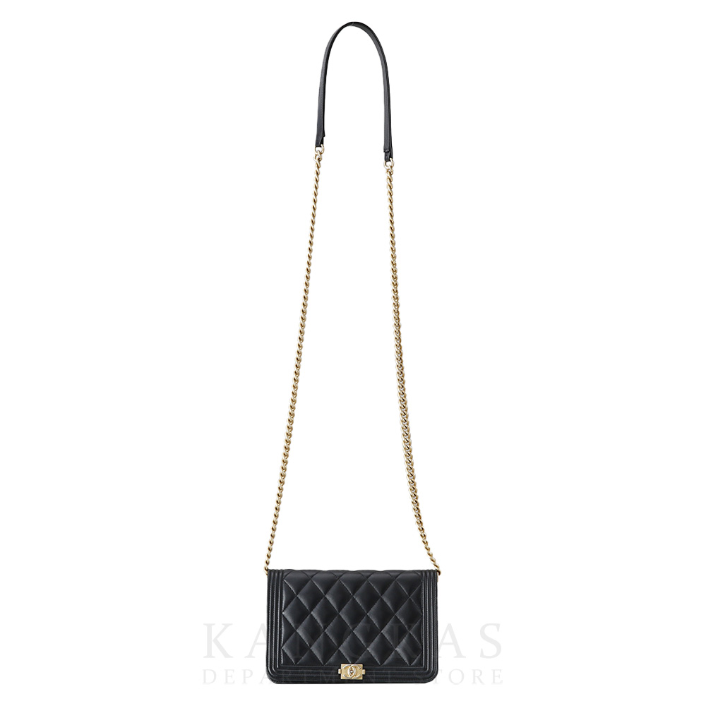 CHANEL(USED)샤넬 램스킨 보이샤넬 WOC