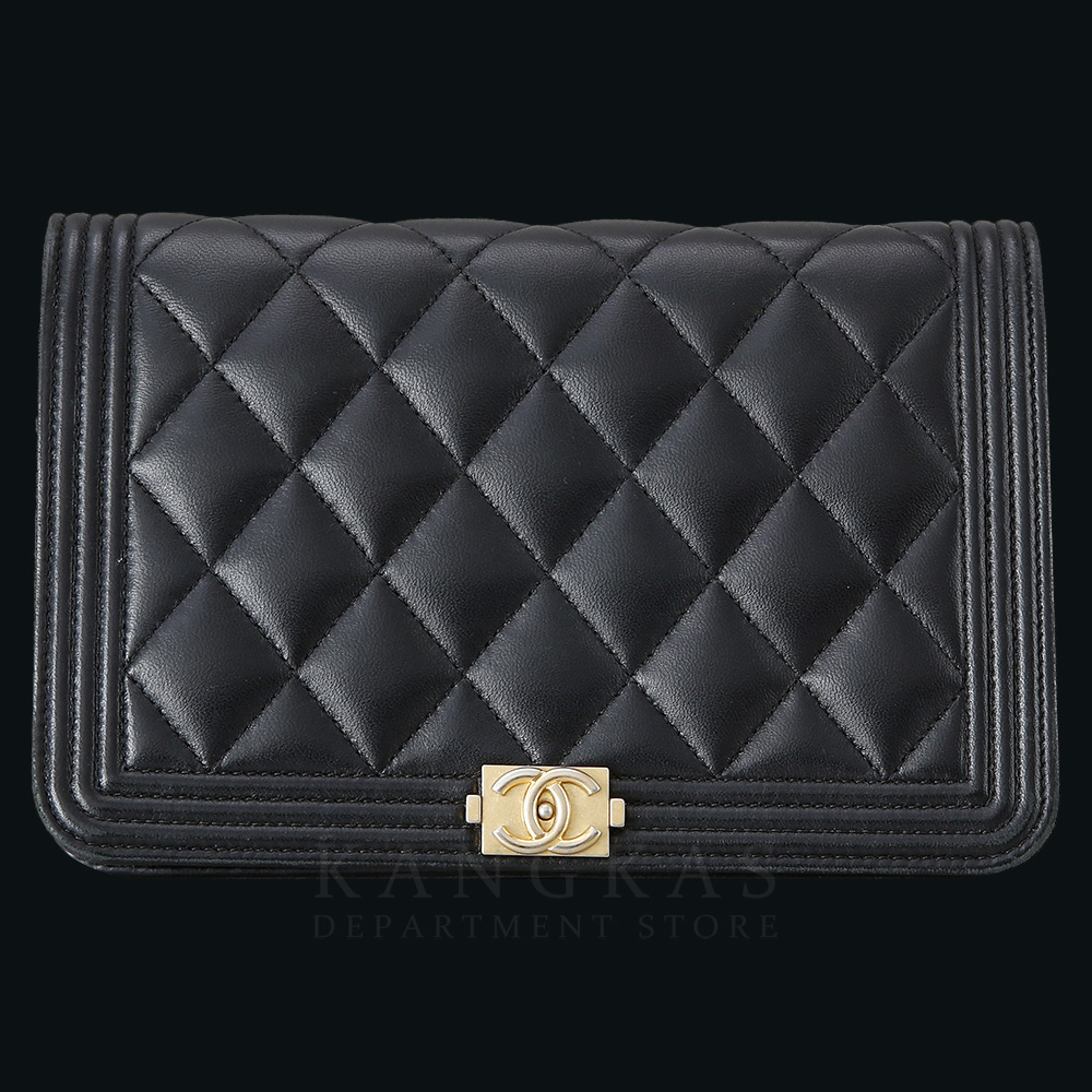 CHANEL(USED)샤넬 램스킨 보이샤넬 WOC