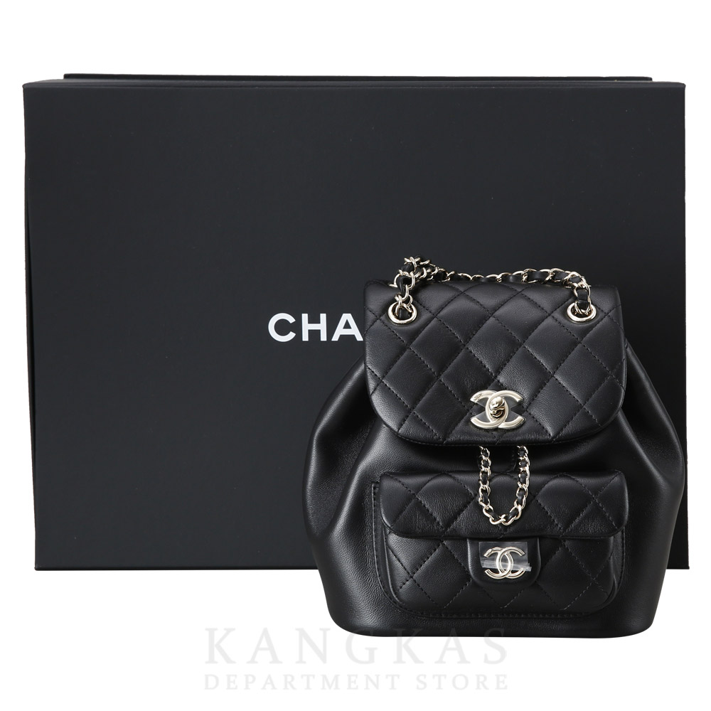 CHANEL(USED)샤넬 듀마 백팩 블랙 @@@@@