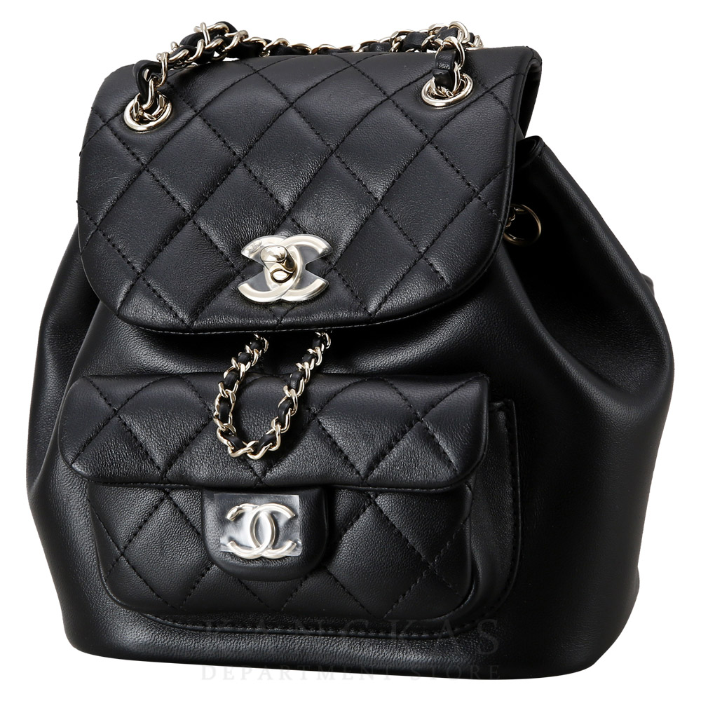 CHANEL(USED)샤넬 듀마 백팩 블랙 @@@@@