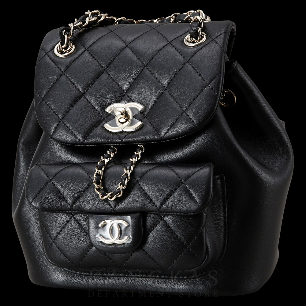 CHANEL(USED)샤넬 듀마 백팩 블랙 @@@@@