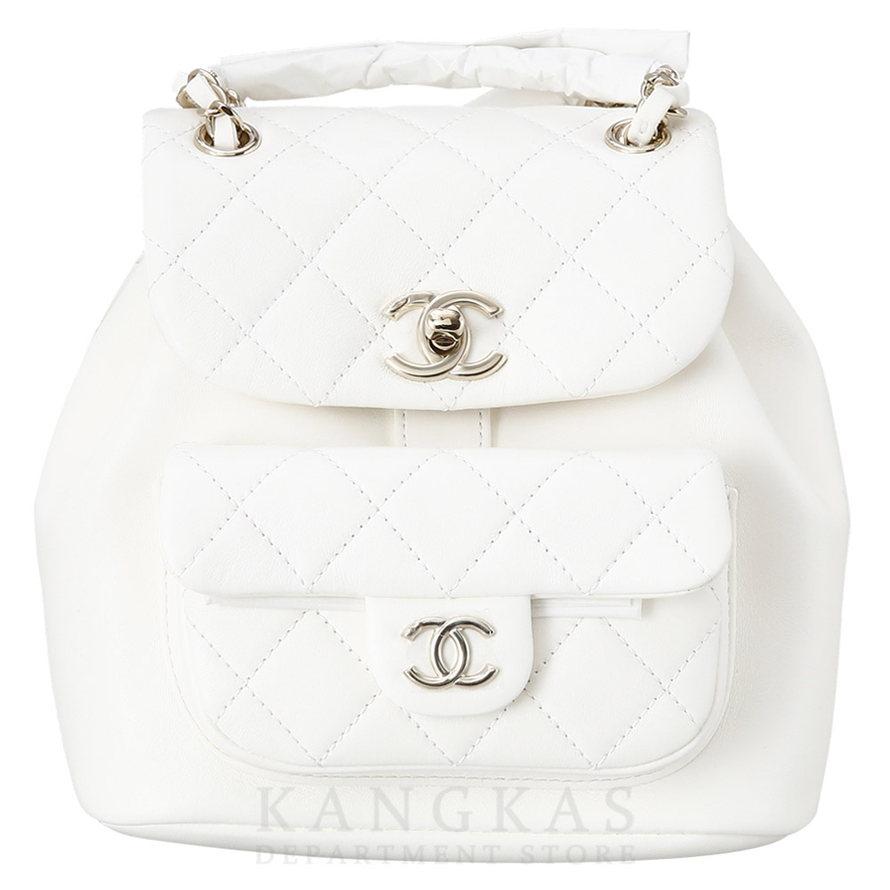 CHANEL(USED)샤넬 듀마 백팩 화이트