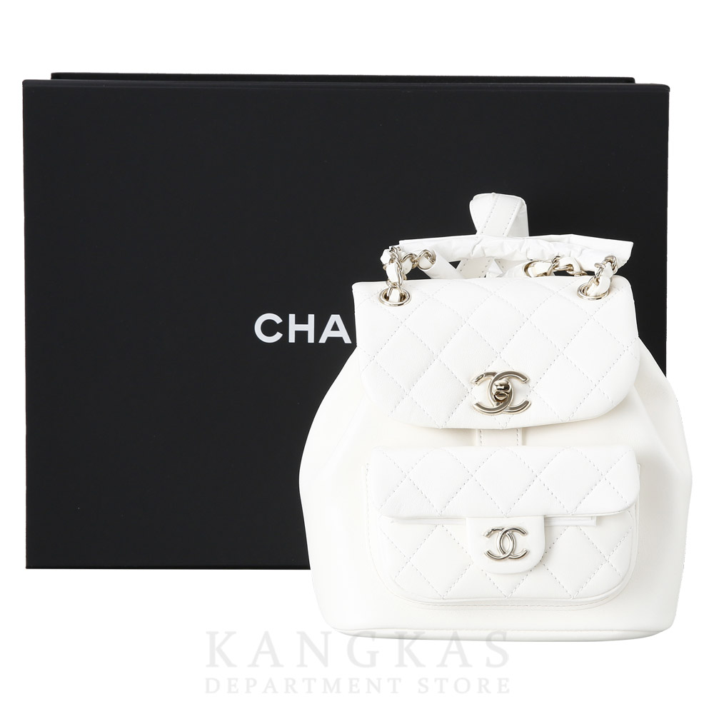 CHANEL(USED)샤넬 듀마 백팩 화이트
