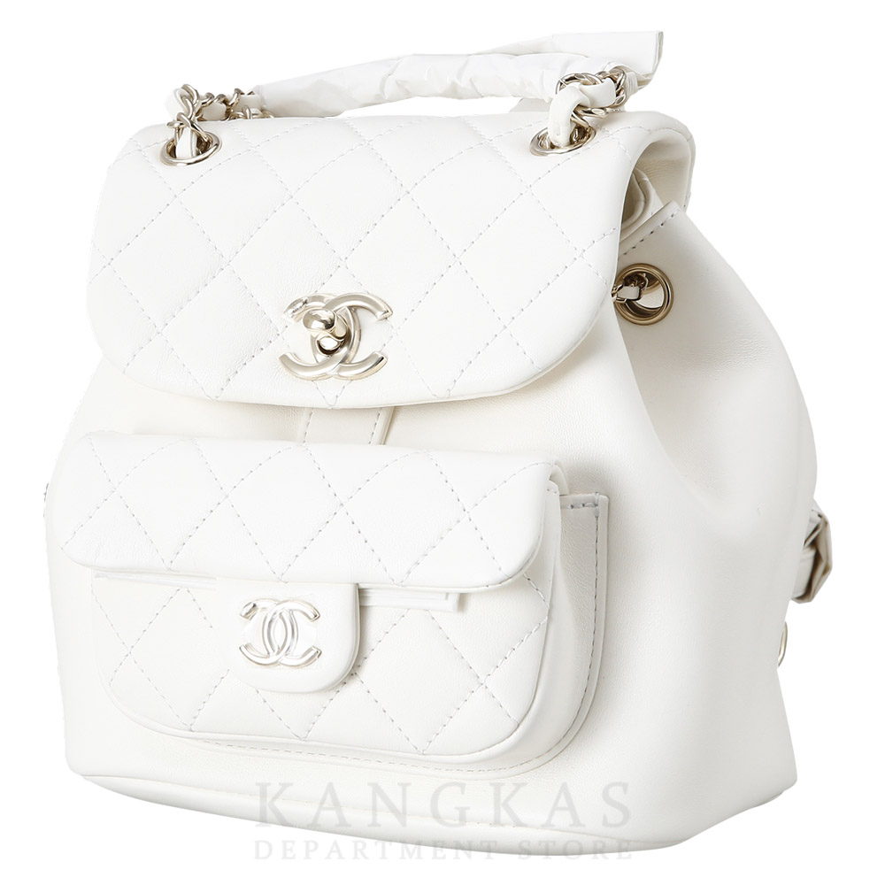 CHANEL(USED)샤넬 듀마 백팩 화이트