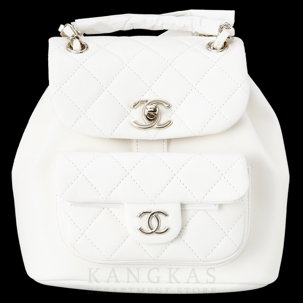 CHANEL(USED)샤넬 듀마 백팩 화이트