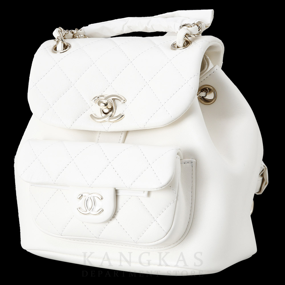 CHANEL(USED)샤넬 듀마 백팩 화이트