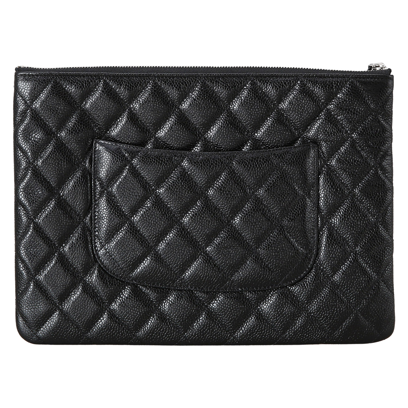 CHANEL(USED)샤넬 캐비어 클러치 미듐