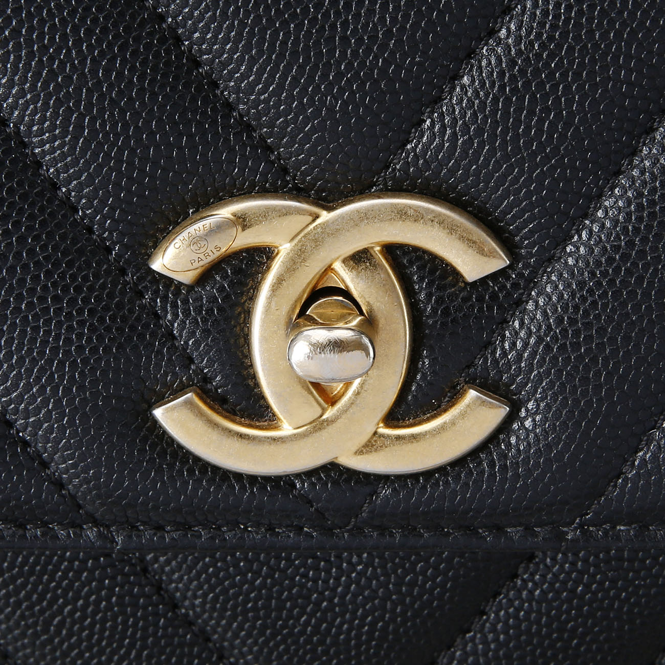 CHANEL(USED)샤넬 캐비어 코코핸들 라지