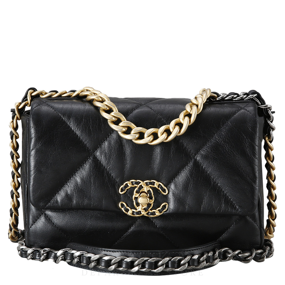 CHANEL(USED)샤넬 19백 미디움 블랙