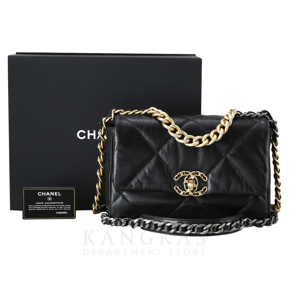 CHANEL(USED)샤넬 19백 미디움 블랙