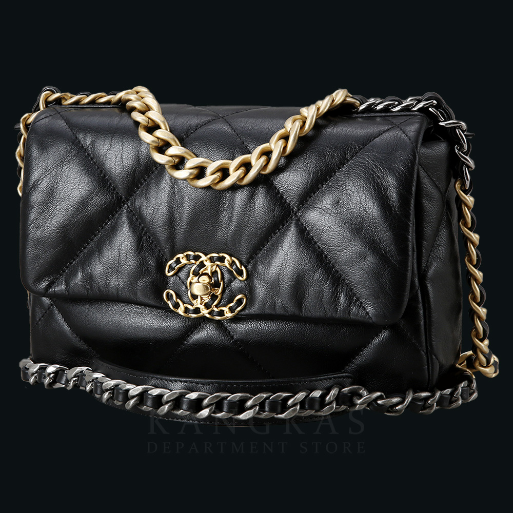 CHANEL(USED)샤넬 19백 미디움 블랙