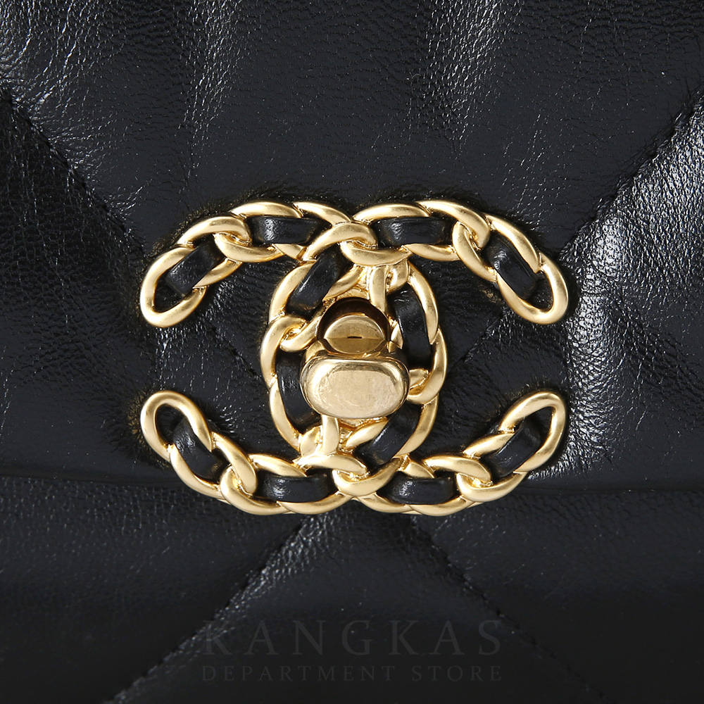 CHANEL(USED)샤넬 19백 미디움 블랙