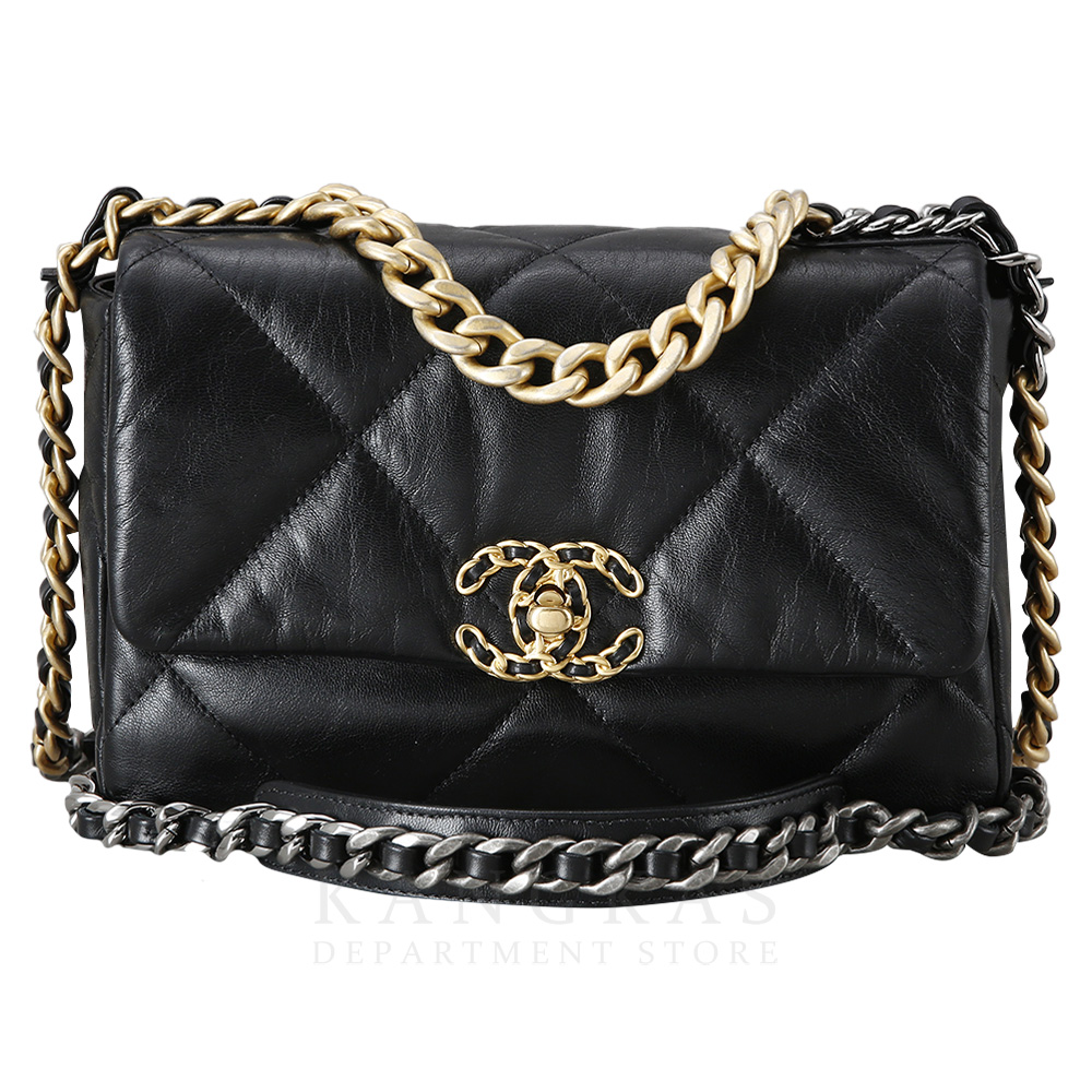 CHANEL(USED)샤넬 19백 미디움 블랙