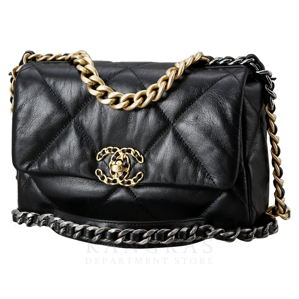 CHANEL(USED)샤넬 19백 미디움 블랙
