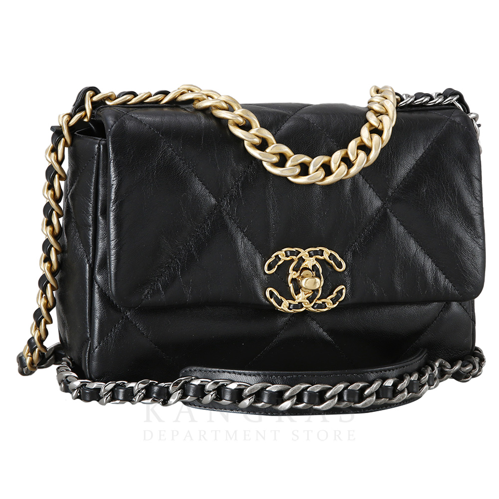 CHANEL(USED)샤넬 19백 미디움 블랙