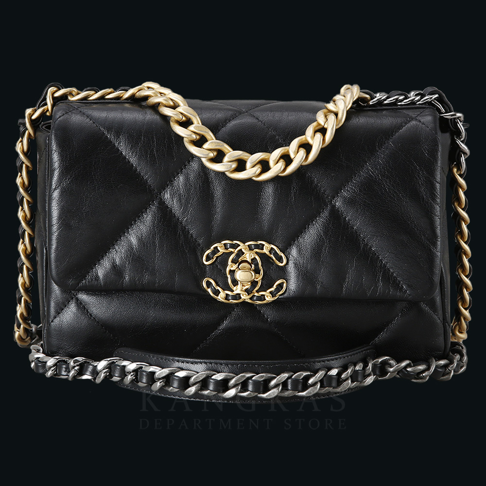 CHANEL(USED)샤넬 19백 미디움 블랙