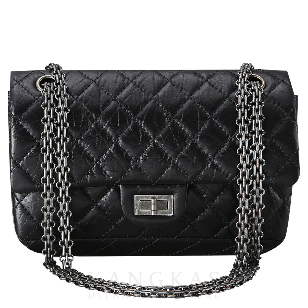 CHANEL(USED)샤넬 2.55 빈티지 클래식 미듐24 블랙