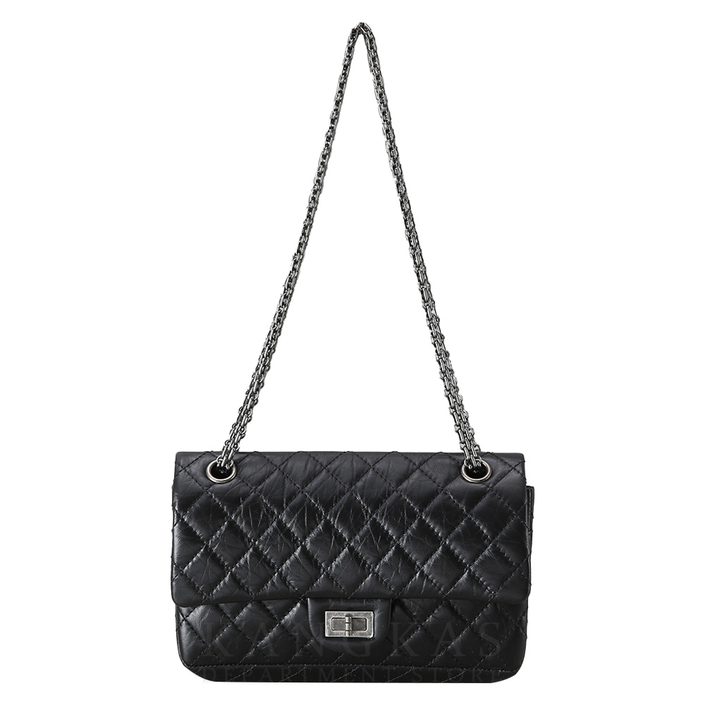 CHANEL(USED)샤넬 2.55 빈티지 클래식 미듐24 블랙