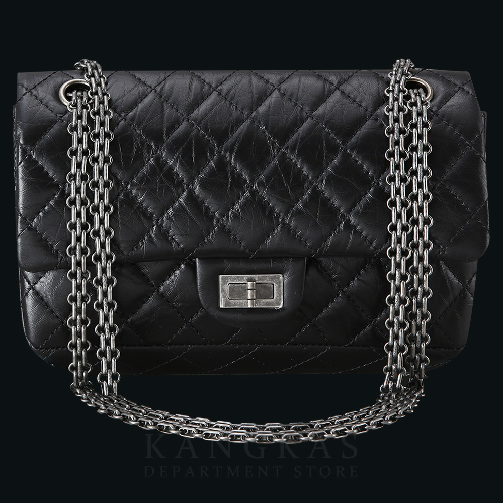 CHANEL(USED)샤넬 2.55 빈티지 클래식 미듐24 블랙