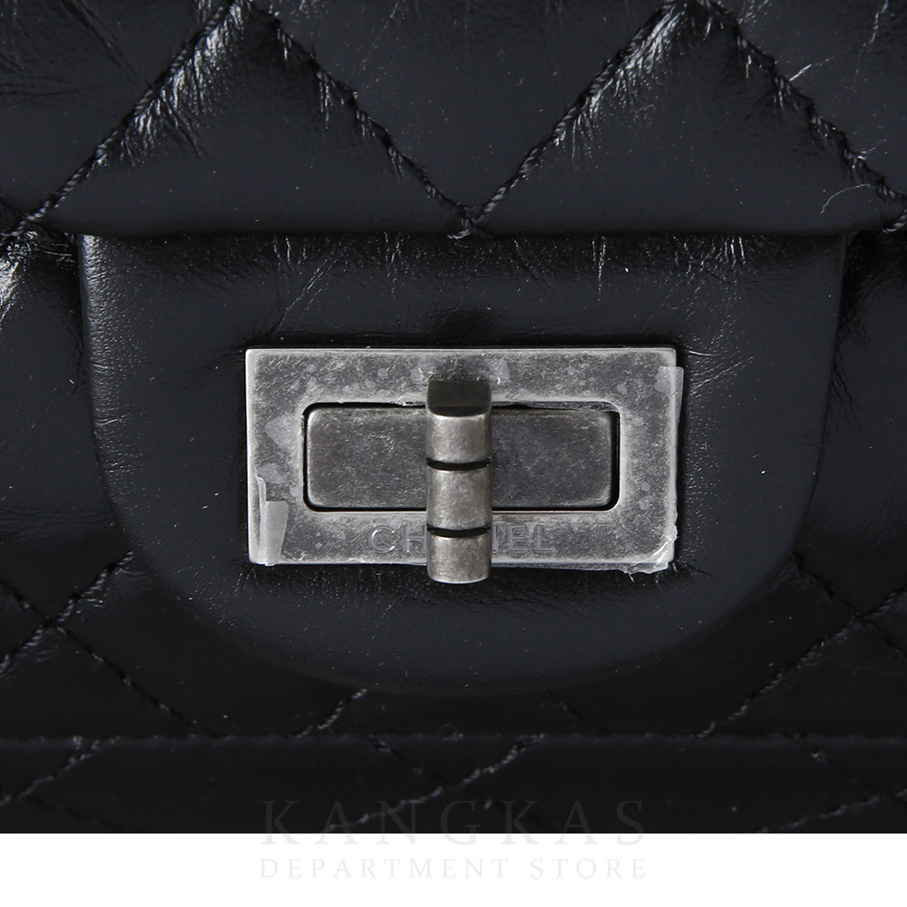 CHANEL(USED)샤넬 2.55 빈티지 클래식 미듐24 블랙