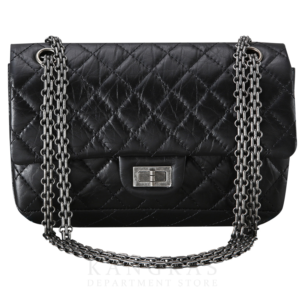CHANEL(USED)샤넬 2.55 빈티지 클래식 미듐24 블랙