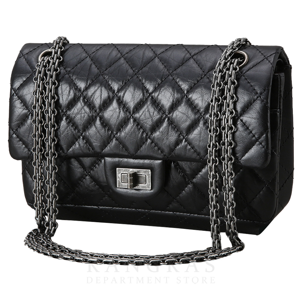 CHANEL(USED)샤넬 2.55 빈티지 클래식 미듐24 블랙