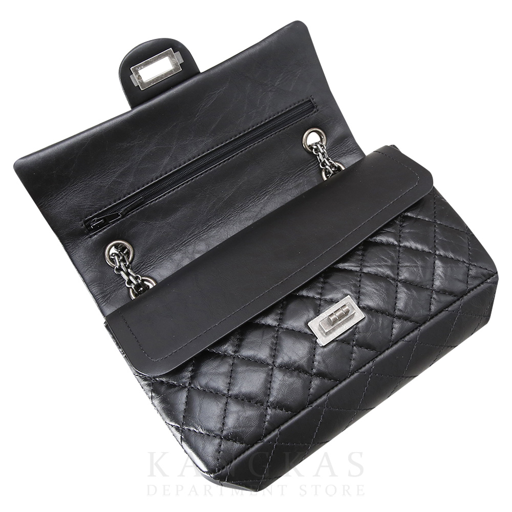 CHANEL(USED)샤넬 2.55 빈티지 클래식 미듐24 블랙