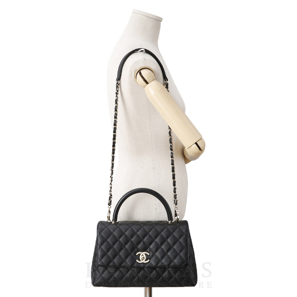 CHANEL(USED)샤넬 캐비어 코코핸들 미듐 @@@@@