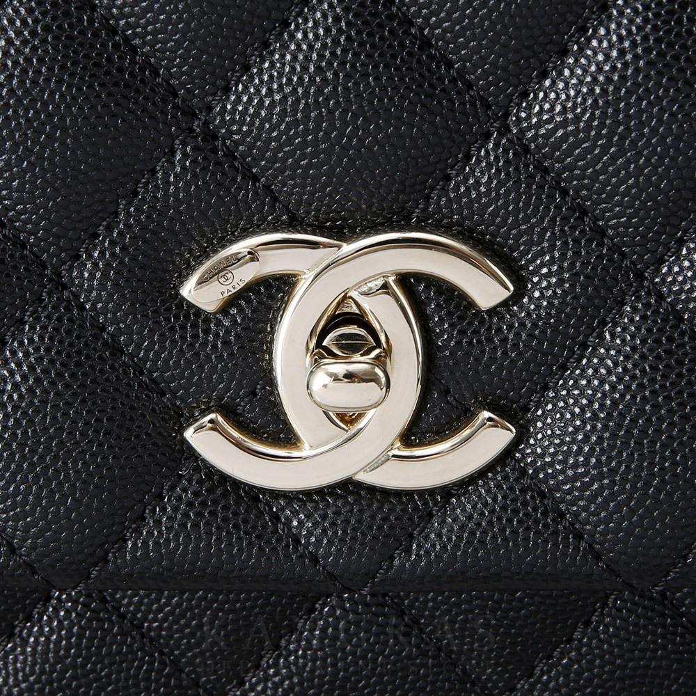 CHANEL(USED)샤넬 캐비어 코코핸들 미듐 @@@@@
