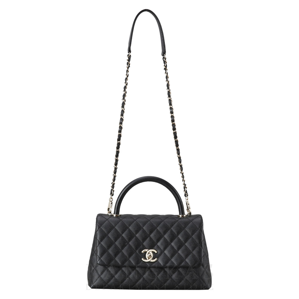CHANEL(USED)샤넬 캐비어 코코핸들 미듐 @@@@@