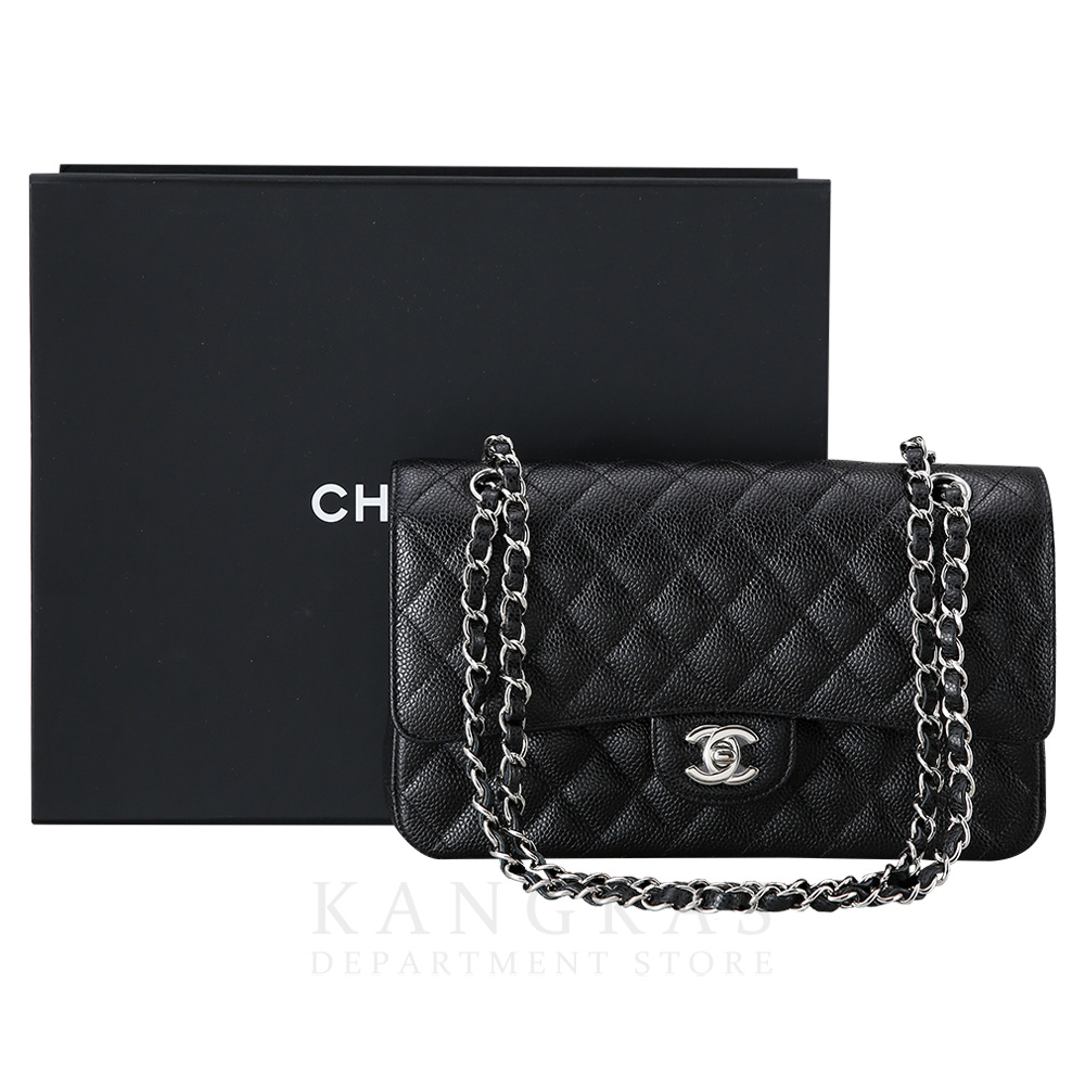 CHANEL(USED)샤넬 클래식 캐비어 미듐