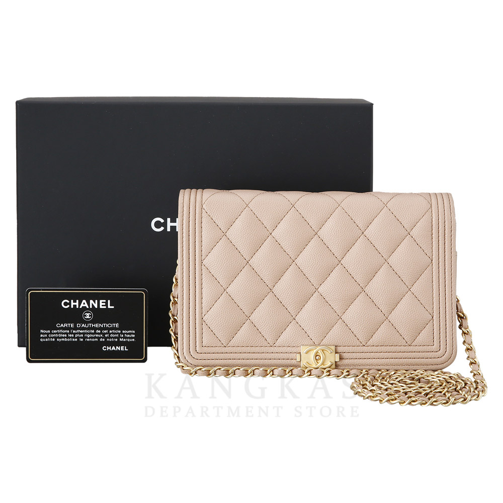 CHANEL(USED)샤넬 보이샤넬 캐비어 WOC