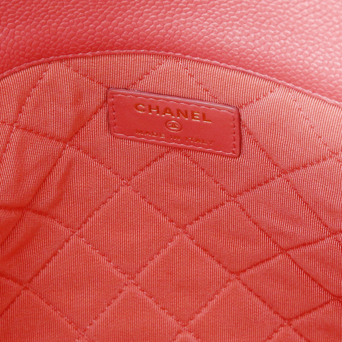 CHANEL(USED)샤넬 캐비어 플랩 클러치 미듐