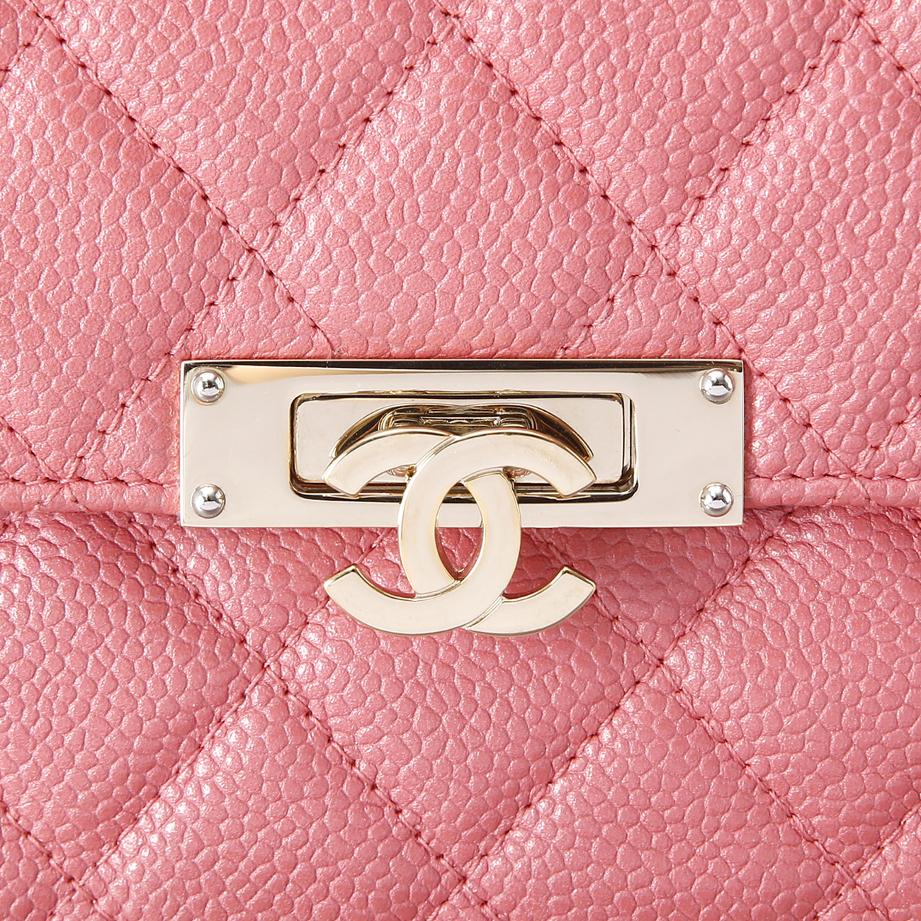 CHANEL(USED)샤넬 캐비어 플랩 클러치 미듐