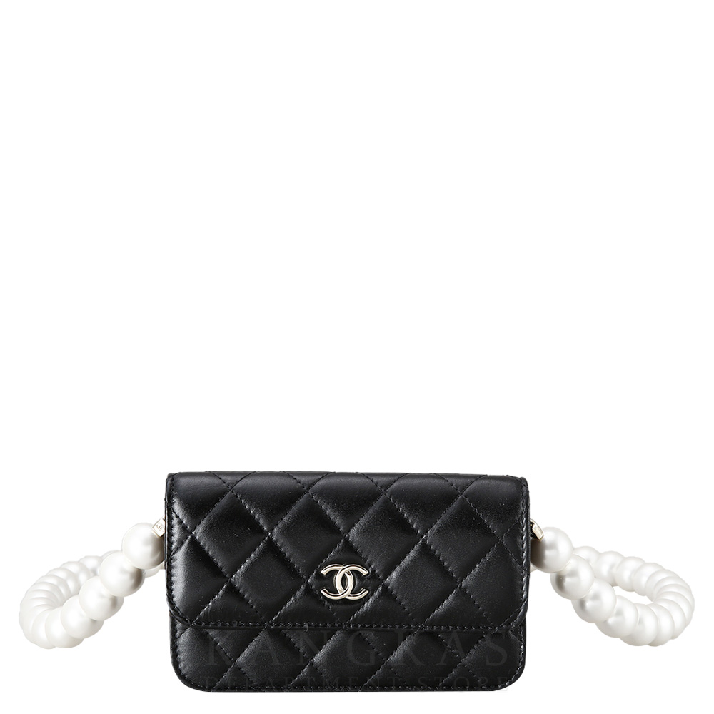 CHANEL(USED)샤넬 AP1898 진주체인 미니백 블랙