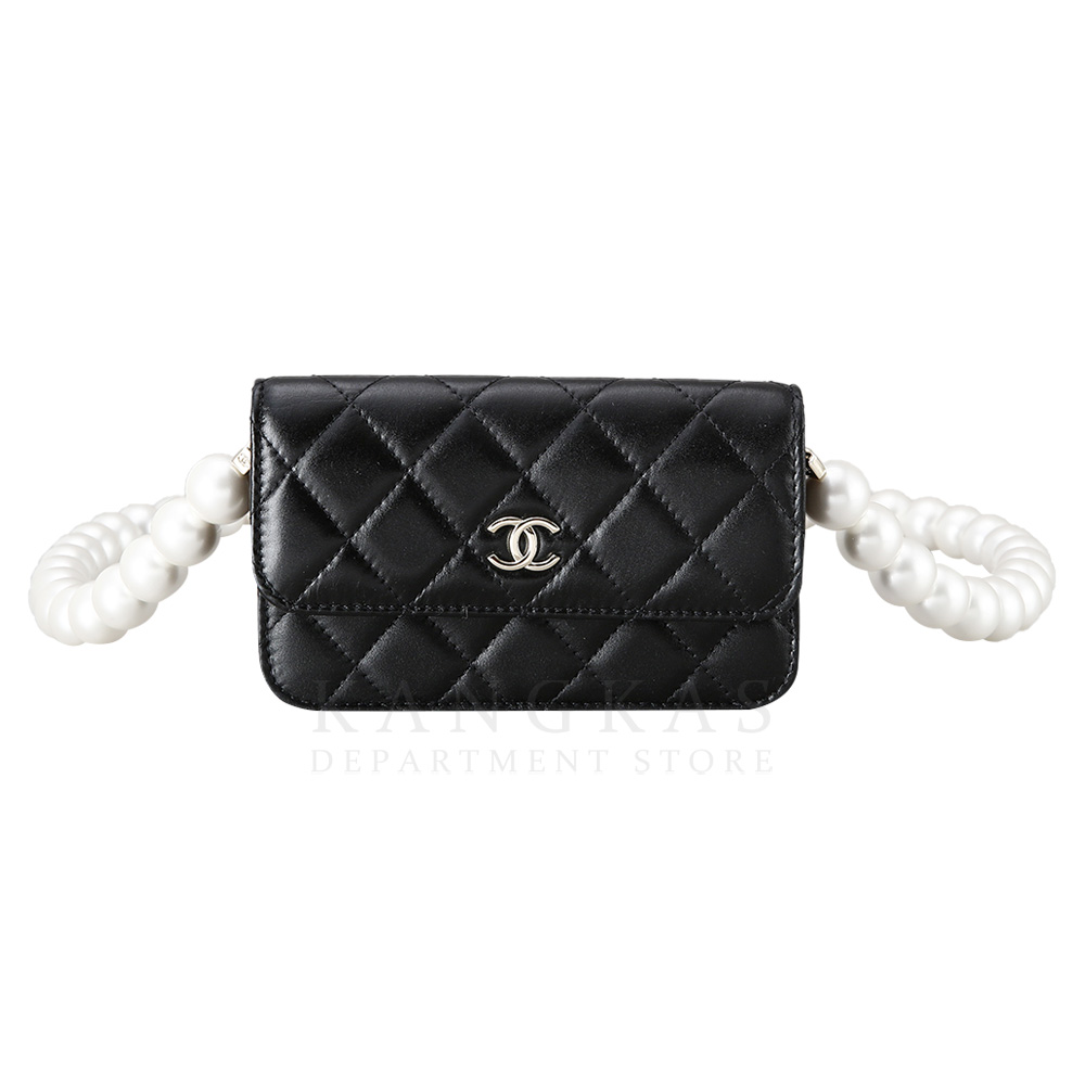 CHANEL(USED)샤넬 AP1898 진주체인 미니백 블랙