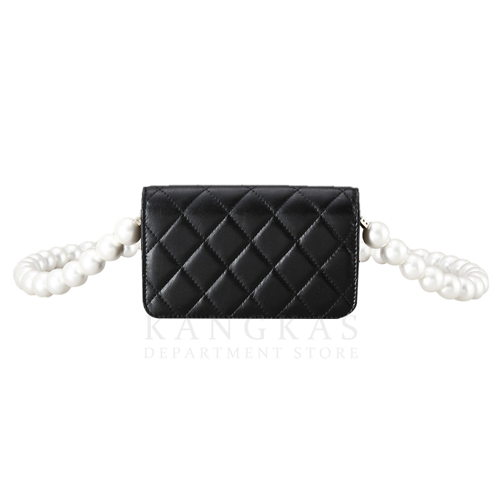 CHANEL(USED)샤넬 AP1898 진주체인 미니백 블랙