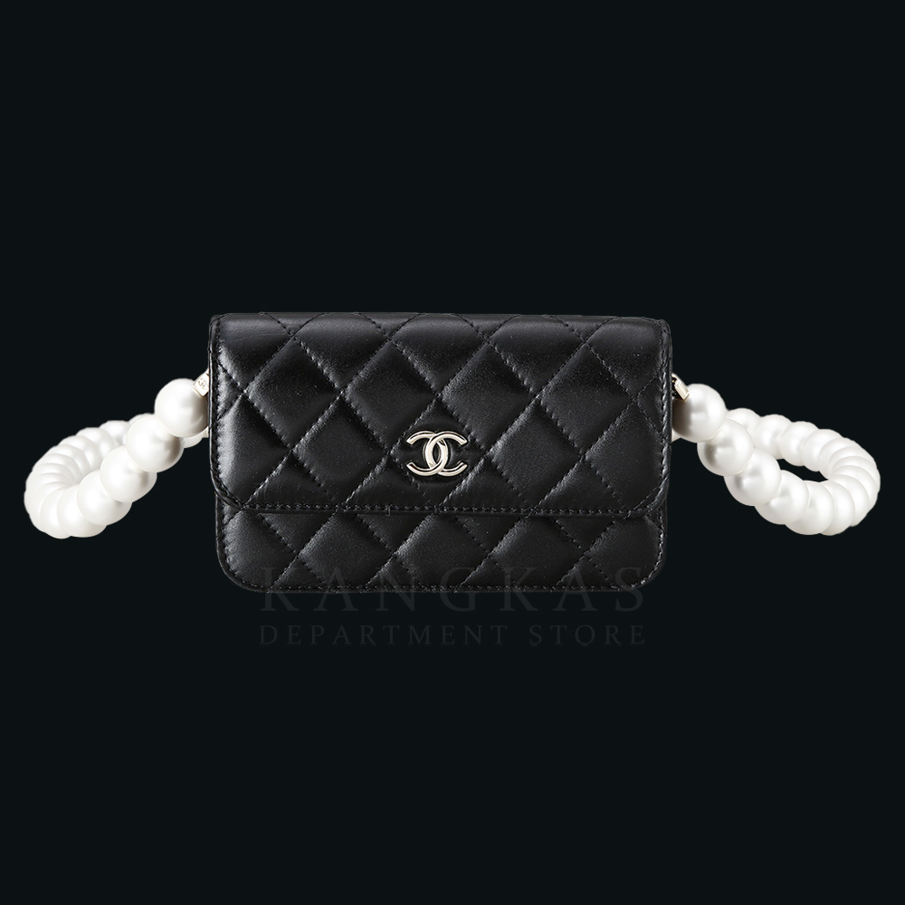 CHANEL(USED)샤넬 AP1898 진주체인 미니백 블랙