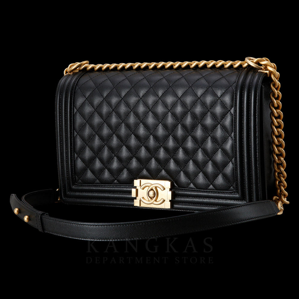 CHANEL(USED)샤넬 보이샤넬 캐비어 라지