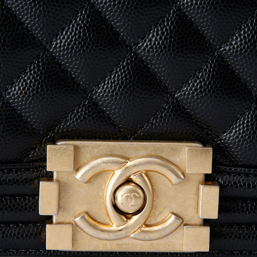 CHANEL(USED)샤넬 보이샤넬 캐비어 라지
