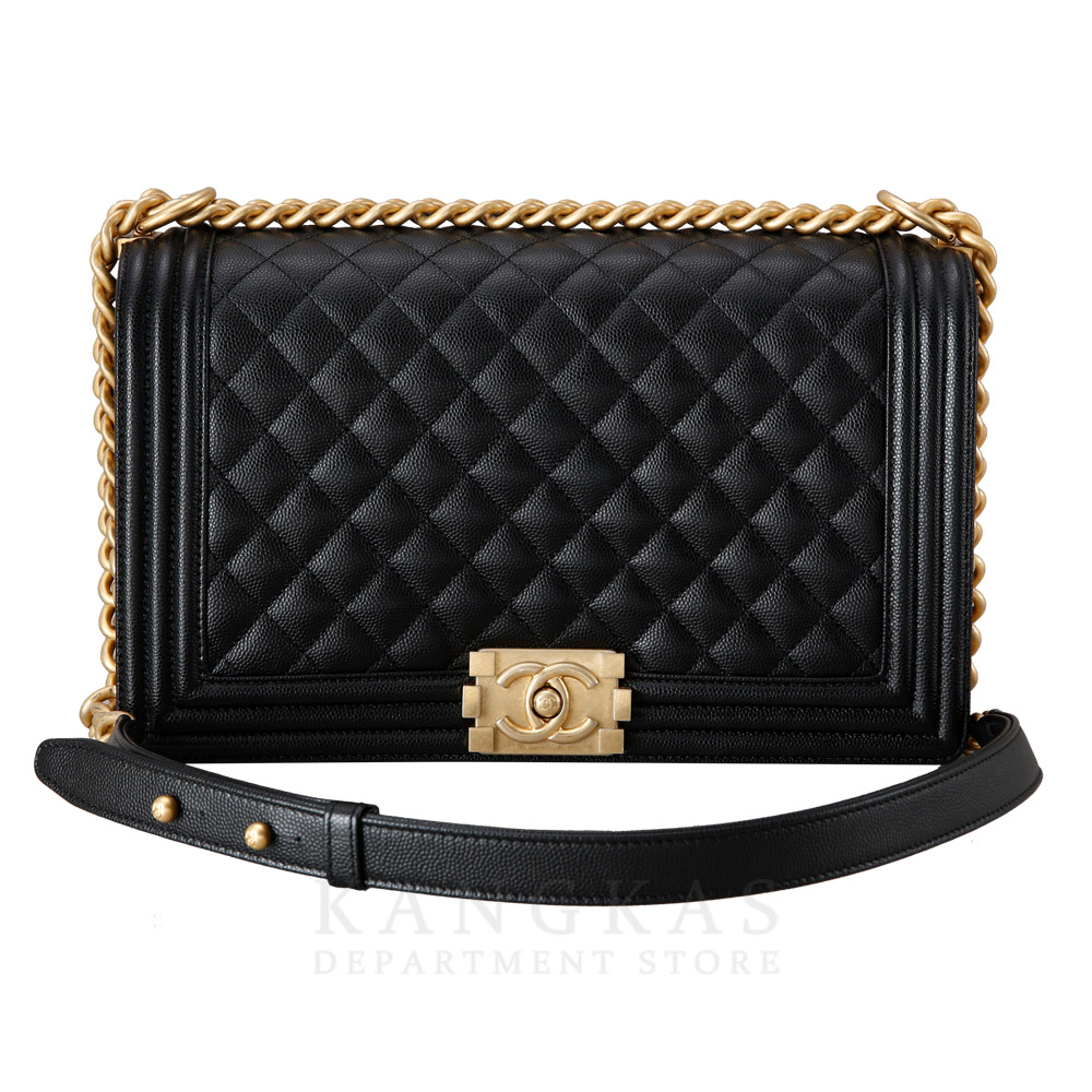 CHANEL(USED)샤넬 보이샤넬 캐비어 라지