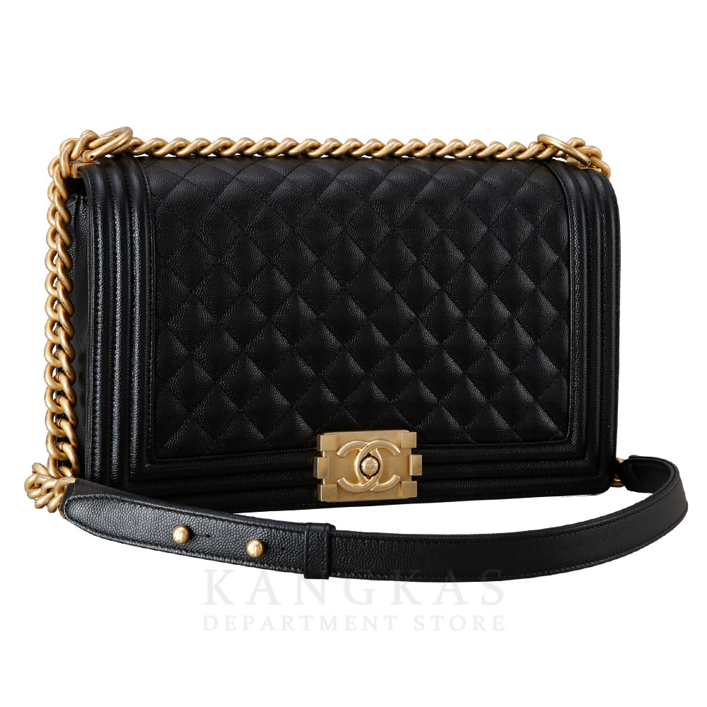 CHANEL(USED)샤넬 보이샤넬 캐비어 라지