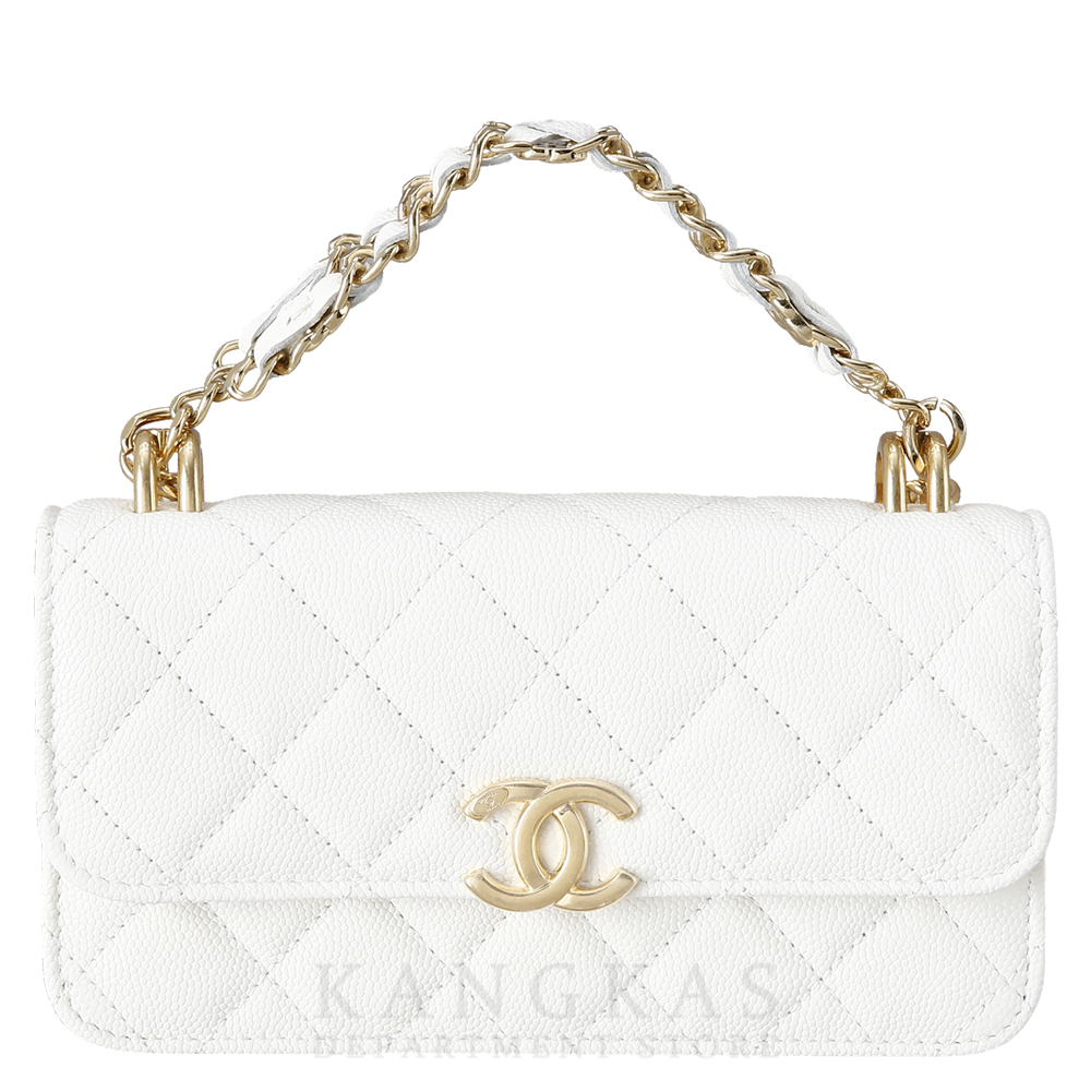 CHANEL(USED)샤넬 시즌 캐비어 미니 체인 백