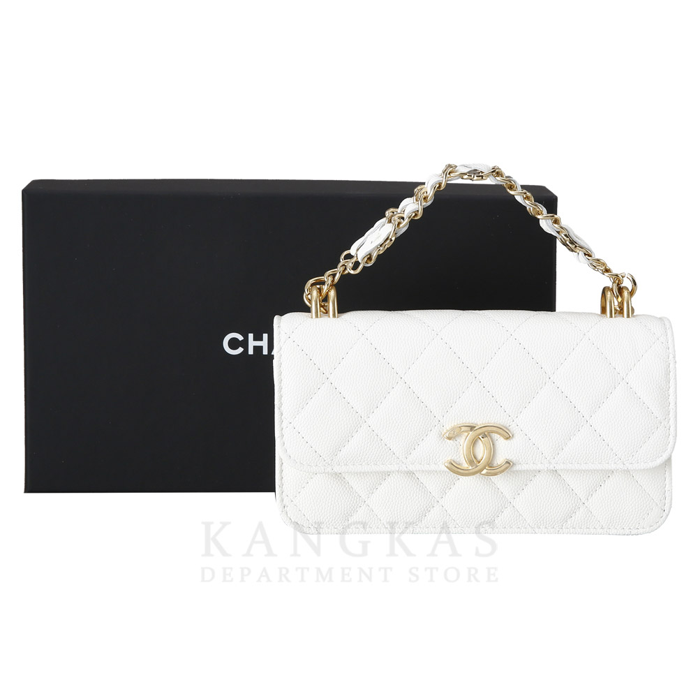 CHANEL(USED)샤넬 시즌 캐비어 미니 체인 백