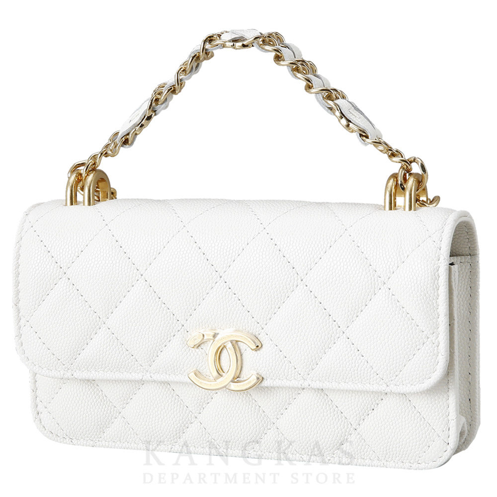CHANEL(USED)샤넬 시즌 캐비어 미니 체인 백