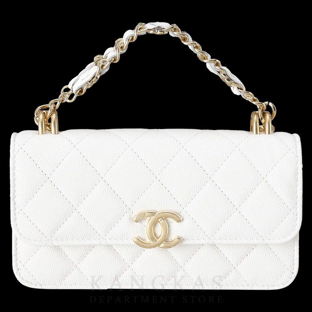 CHANEL(USED)샤넬 시즌 캐비어 미니 체인 백