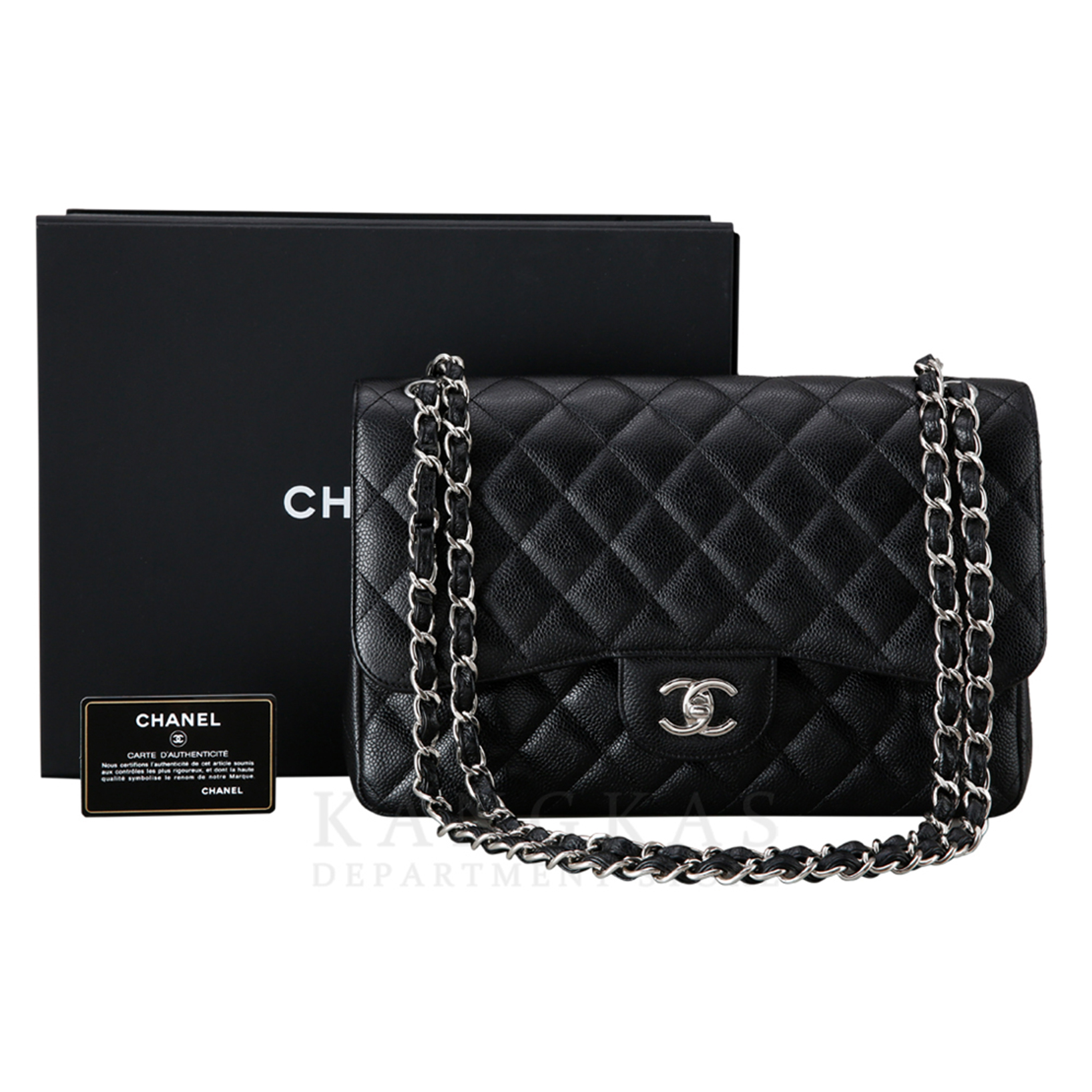CHANEL(USED)샤넬 캐비어 클래식 라지 플랩백